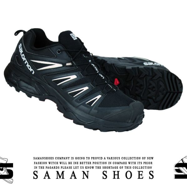 خرید کفش و کتونی مردانه و زنانه سالامون اورجینال سیاه مشکی کد 31 از سامان شوزز شهر بانه