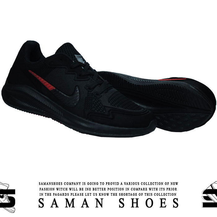 خرید کفش و کتونی مردانه و زنانه نایک 2021 سیاه مشکی کد 82 از سامان شوزز شهر بانه