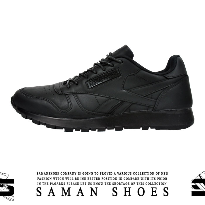 خرید کفش و کتونی مردانه و زنانه ریبوک کلاسیک سیاه مشکی کد S112 از سامان شوزز شهر بانه