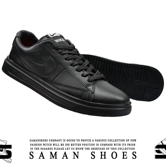 خرید کفش و کتونی مردانه و زنانه اسپرت نایک سیاه مشکی کد S29 از سامان شوزز شهر بانه