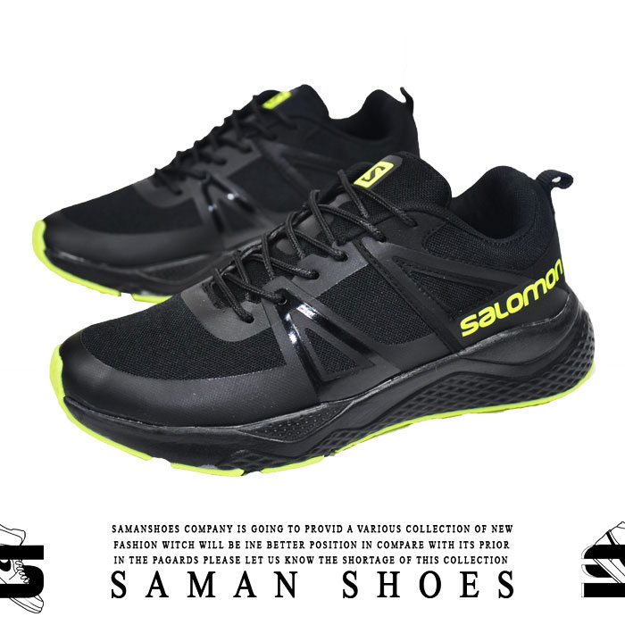 خرید کفش و کتونی مردانه و زنانه سالامون trailster مشکی سیاه کد S6 از سامان شوزز شهر بانه