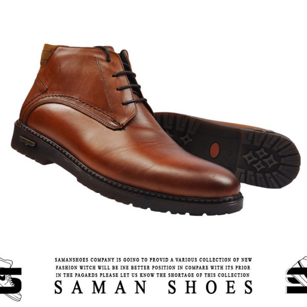 خرید کفش و کتونی مردانه و زنانه نیم بوت کت قهوه ای کد S7 از سامان شوزز شهر بانه