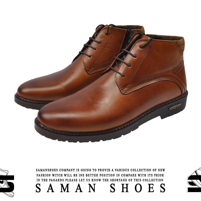 خرید کفش و کتونی مردانه و زنانه نیم بوت کت قهوه ای کد S7 از سامان شوزز شهر بانه