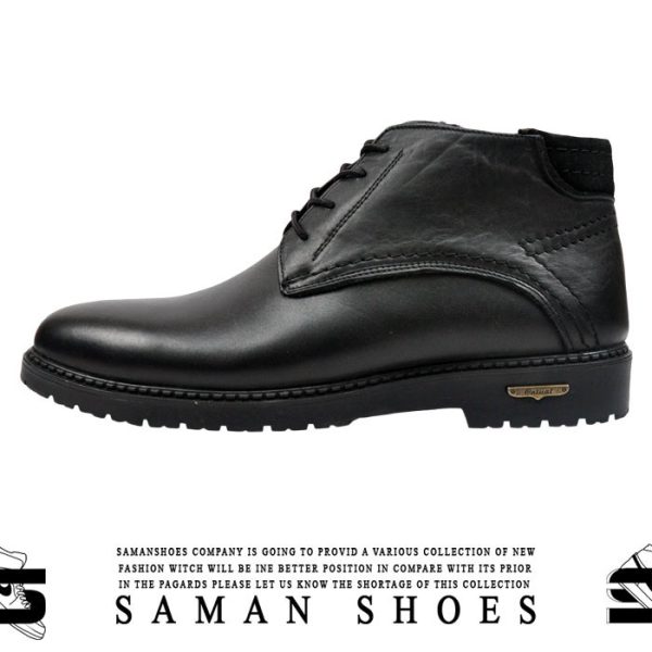 خرید کفش و کتونی مردانه و زنانه نیم بوت کت مشکی سیاه کد S8 از سامان شوزز شهر بانه