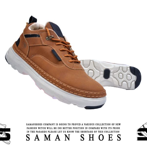 خرید کفش و کتونی مردانه و زنانه کاترپیلار خردلی کد S98 از سامان شوزز شهر بانه