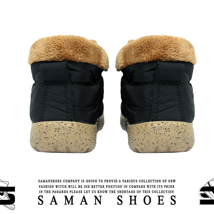 خرید کفش و کتونی مردانه و زنانه نیم بوت دخترونه سیاه مشکی کد S141 از سامان شوزز شهر بانه