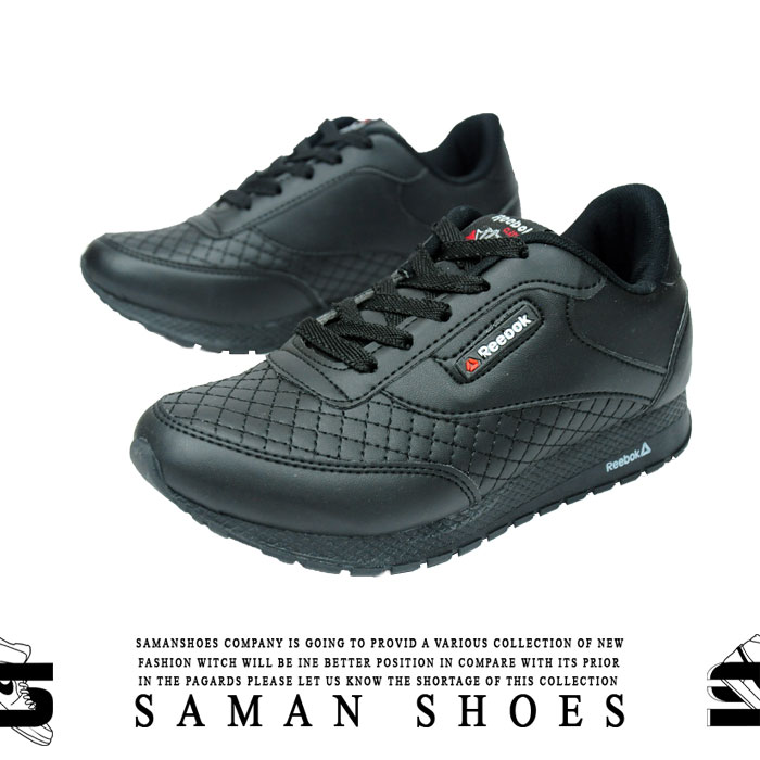 خرید کفش و کتونی مردانه و زنانه ریبوک کلاسیک سیاه مشکی کد S161 از سامان شوزز شهر بانه