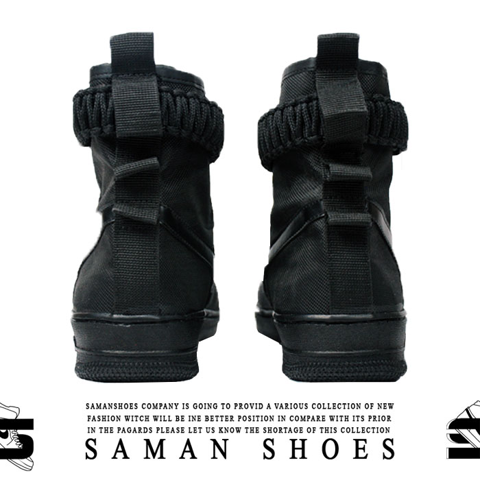خرید کفش و کتونی مردانه و زنانه ایر 2022 سیاه مشکی کد S163 از سامان شوزز شهر بانه