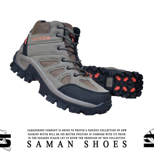 خرید کفش و کتونی مردانه و زنانه اسکای ویو خاکی کد S164 از سامان شوزز شهر بانه