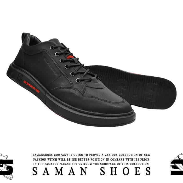 خرید کفش و کتونی مردانه و زنانه اسکیچرز گوگامات سیاه مشکی کد S35 از سامان شوزز شهر بانه
