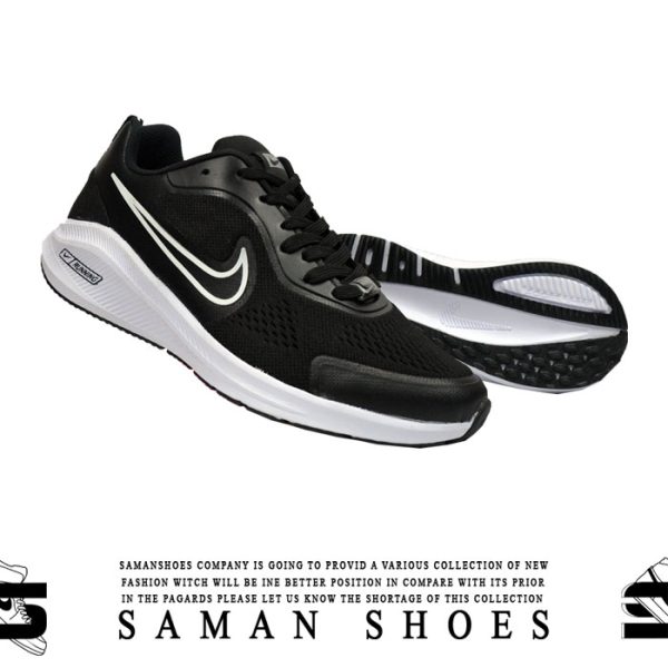 خرید کفش و کتونی مردانه و زنانه نایک رانینگ سیاه مشکی کد S36 از سامان شوزز شهر بانه