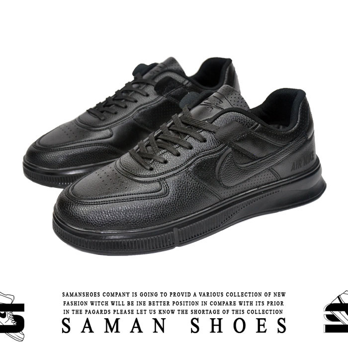 خرید کفش و کتونی مردانه و زنانه نایک ایر سیاه مشکی کد S39 از سامان شوزز شهر بانه