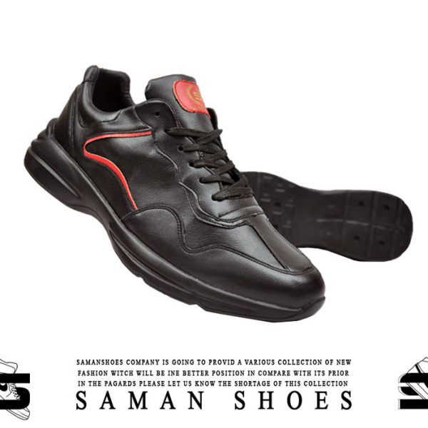 خرید کفش و کتونی مردانه و زنانه اسپرت سناتور سیاه کد J38 از سامان شوزز شهر بانه
