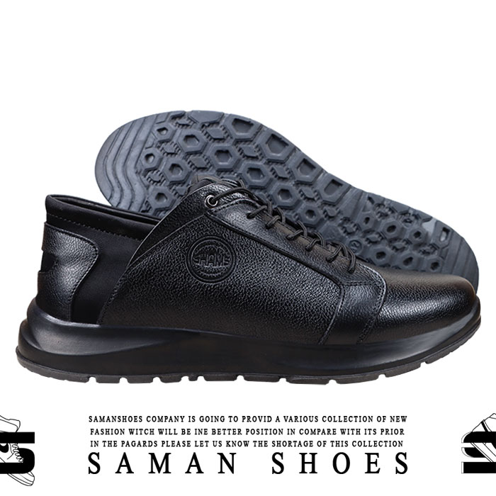 کفش مردانه چرمی مدل شمس کد J346
