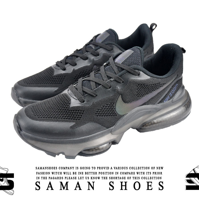کفش و کتونی مردانه و زنانه اسپرت Nike سیاه مشکی کد J59 از سامان شوزز شهر بانه