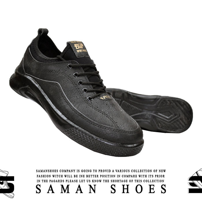 کفش و کتونی مردانه مجلسی Prada سیاه مشکی کد J61 از سامان شوزز شهر بانه