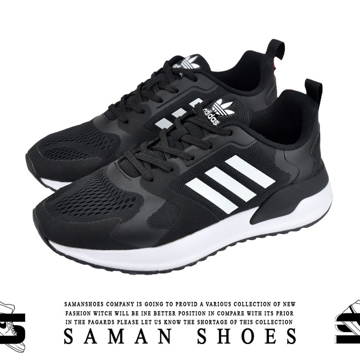 کفش و کتونی مردانه و زنانه اسپرت Adidas مشکی سیاه کد J75 از سامان شوزز شهر بانه