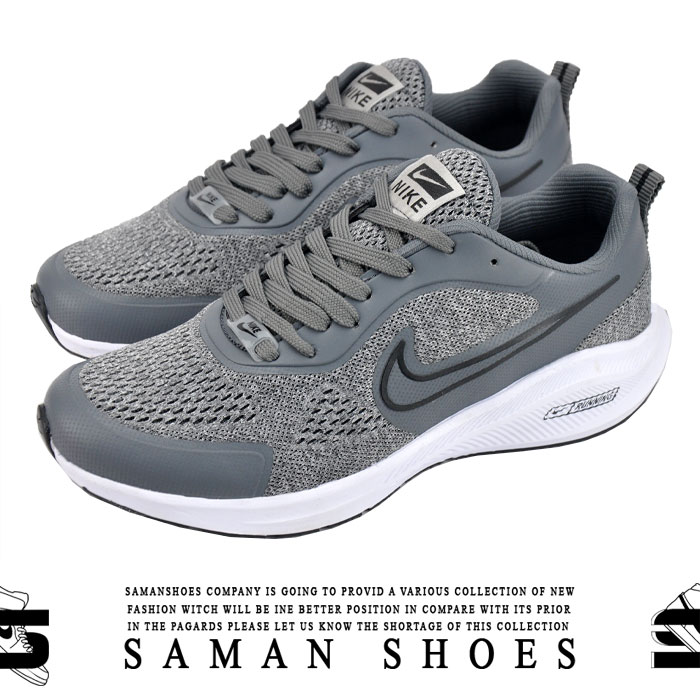 کفش و کتونی مردانه و زنانه اسپرت Nike طوسی کد J84 از سامان شوزز شهر بانه