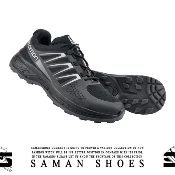 کفش و کتونی مردانه و زنانه اسپرت Salamon مشکی سیاه کد S215 از سامان شوزز شهر بانه
