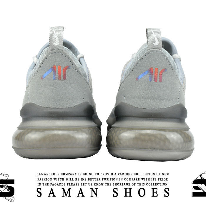خرید کفش و کتونی مردانه و زنانه اسپرت Nike air zoom کد S229 طوسی از سامان شوزز شهر بانه
