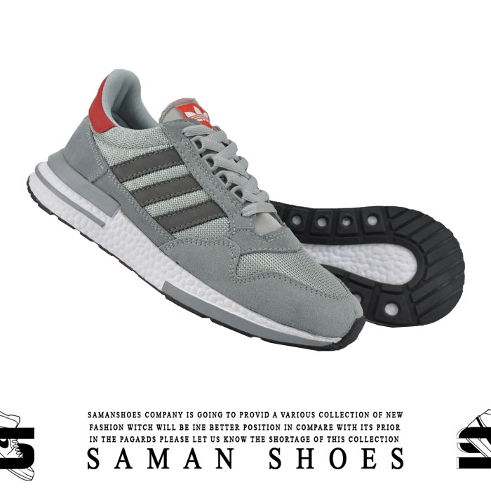 کفش و کتونی مردانه و زنانه اسپرت Adidas طوسی کد S230 از سامان شوزز شهر بانه