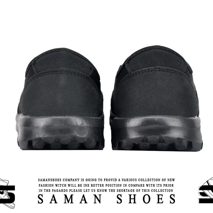 کفش و کتونی زنانه طبی راحتی بدون بند مشکی سیاه کد S233 از سامان شوزز شهر بانه