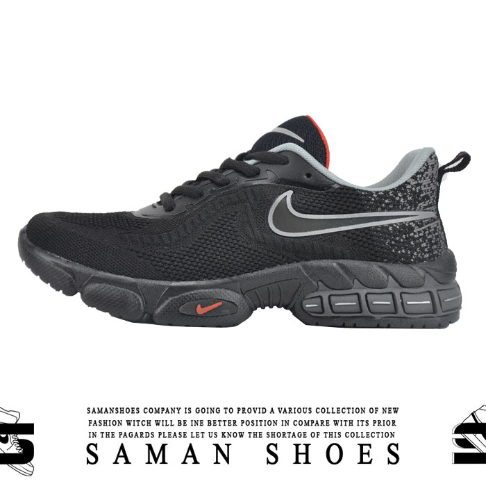 خرید کفش و کتونی مردانه و زنانه اسپرت Nike Air zoom کد S251 سیاه مشکی از سامان شوزز شهر بانه