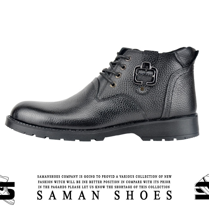 کفش و کتونی مردانه و زنانه بوت سیاه مشکی کد S269 از سامان شوزز شهر بانه