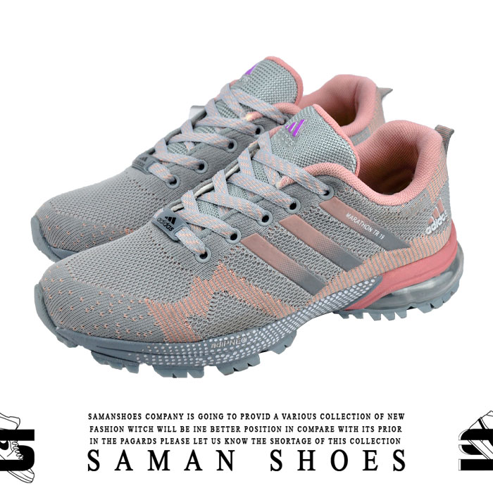 کفش و کتونی مردانه و زنانه اسپرت Adidas طوسی کد S291 از سامان شوزز شهر بانه