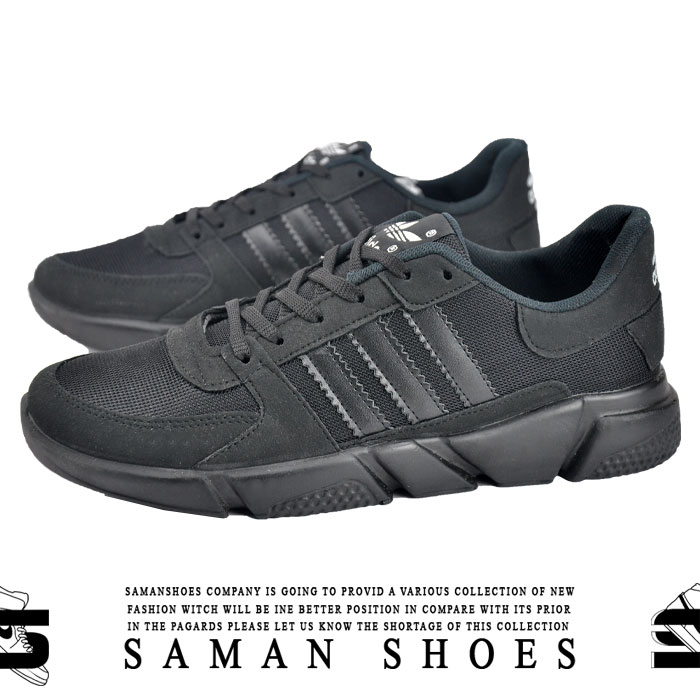 کفش و کتونی مردانه و زنانه اسپرت Adidas مشکی سیاه کد So2 از سامان شوزز شهر بانه