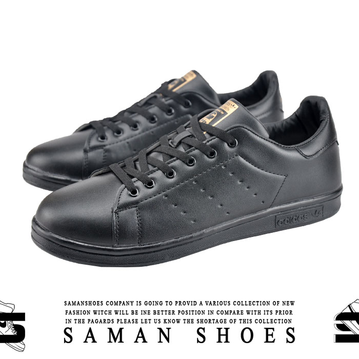 کفش و کتونی مردانه و زنانه اسپرت Adidas مشکی سیاه کد Sv45 از سامان شوزز شهر بانه