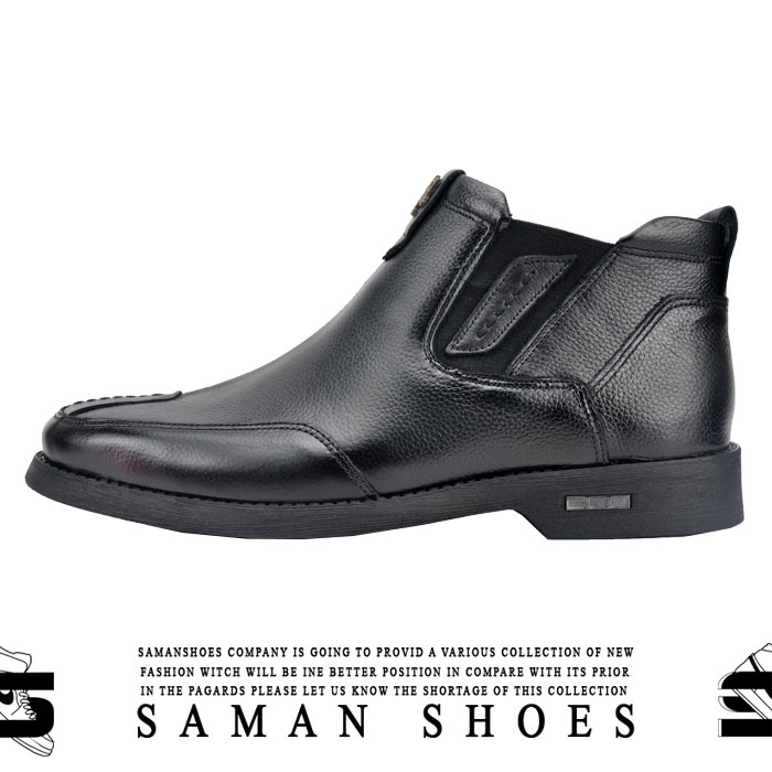 کفش و کتونی مردانه رسمی سیاه مشکی کد Th11 از سامان شوزز شهر بانه