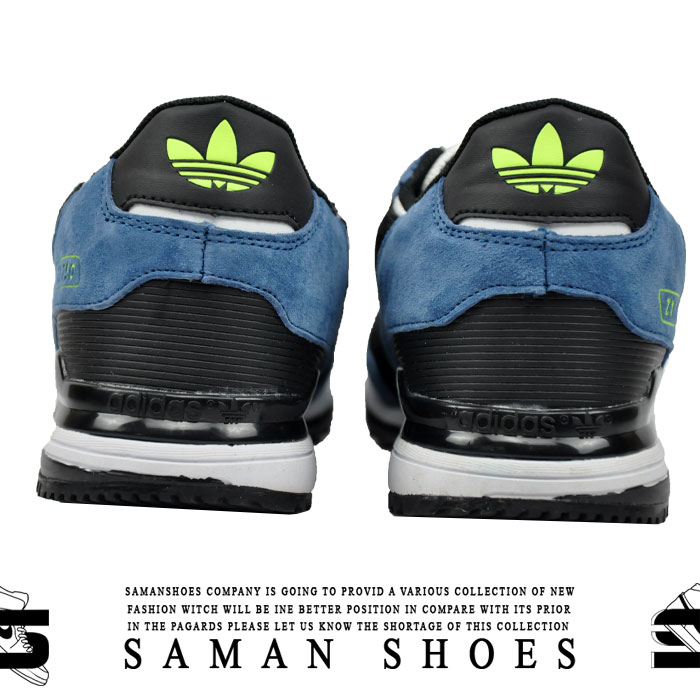 کفش و کتونی مردانه و زنانه اسپرت Adidas سفید آبی شکی کد Ya8 از سامان شوزز شهر بانه