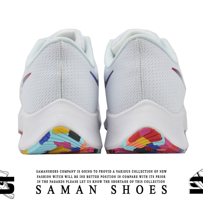 کفش و کتونی مردانه و زنانه اسپرت Nike Pegasus سفید کد F12 از سامان شوزز شهر بانه