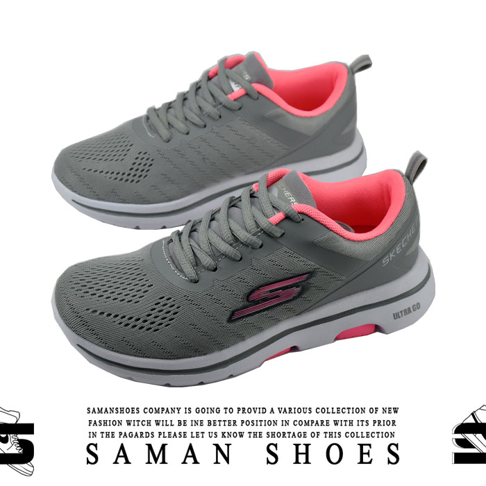 خرید کفش و کتونی مردانه و زنانه اسپرت Skechers طوسی کد F15 از سامان شوزز کفش بانه