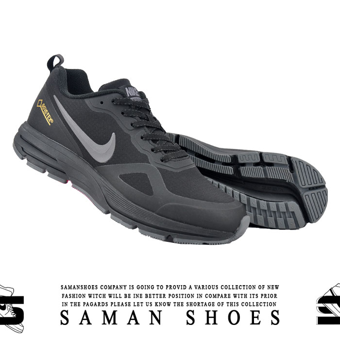 کفش و کتونی مردانه و زنانه Nike Goretex مشکی سیاه کد F25 از سامان شوزز کفش بانه