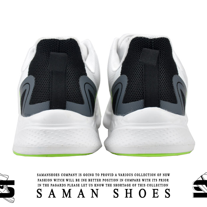 کفش و کتونی مردانه و زنانه اسپرت Adidas سفید طوسی کد F9 از سامان شوزز کفش بانه