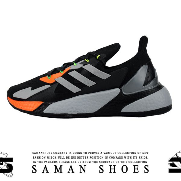 کفش و کتونی مردانه Adidas Fashion Sport مشکی سیاه زیره طوسی کد Mj17 از سامان شوزز کفش بانه