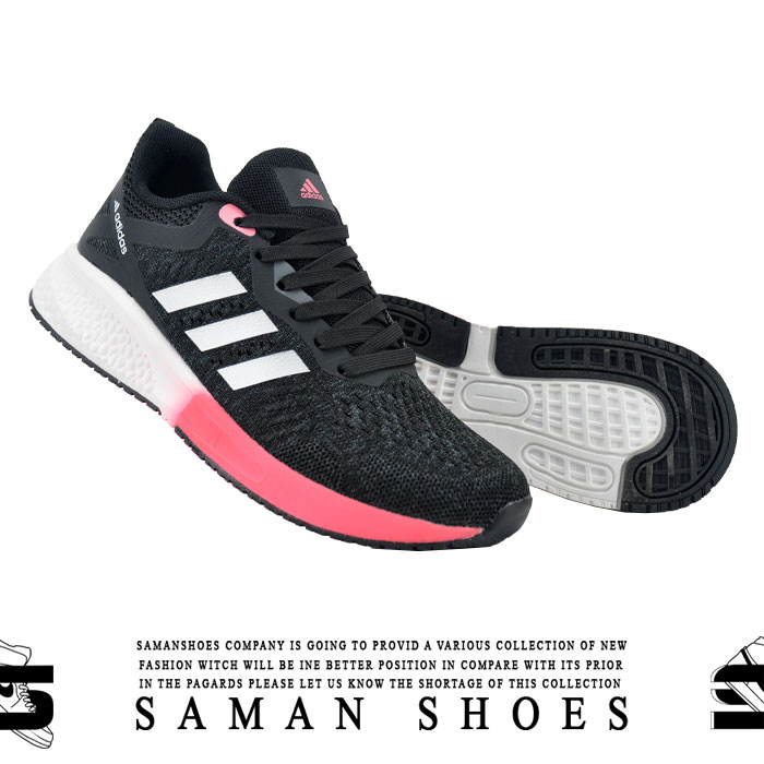 کفش و کتونی مردانه و زنانه اسپرت Adidas مشکی سیاه کد Sn46 از سامان شوزز کفش بانه