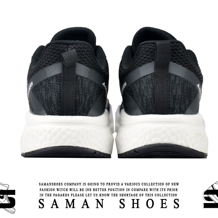 کفش و کتونی مردانه و زنانه اسپرت Adidas مشکی سیاه کد Sn48 از سامان شوزز کفش بانه