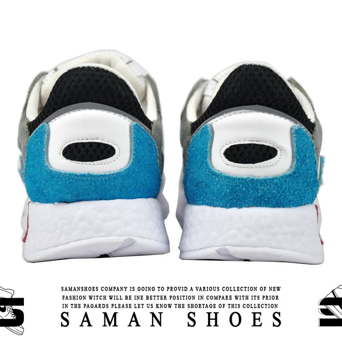 کفش و کتونی مردانه Adidas Iniki Runner طوسی زیره سفید کد S221 از سامان شوزز کفش بانه