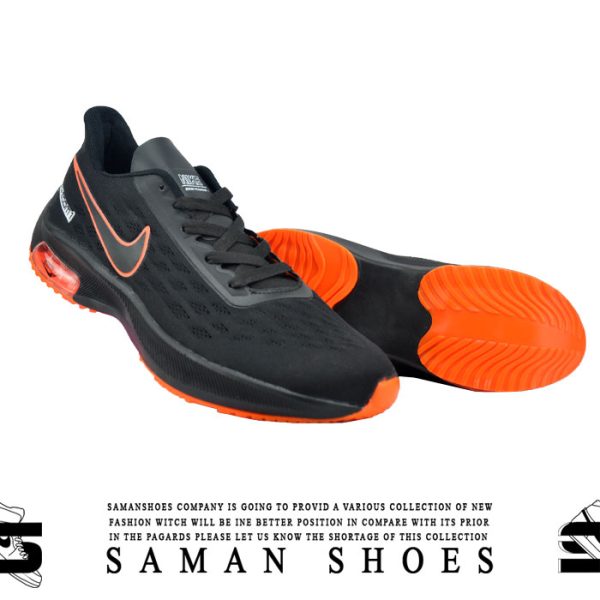 کفش و کتونی مردانه Nike Air Zoom 1 مشکی زیره نارنجی کد S308 از سامان شوزز کفش بانه