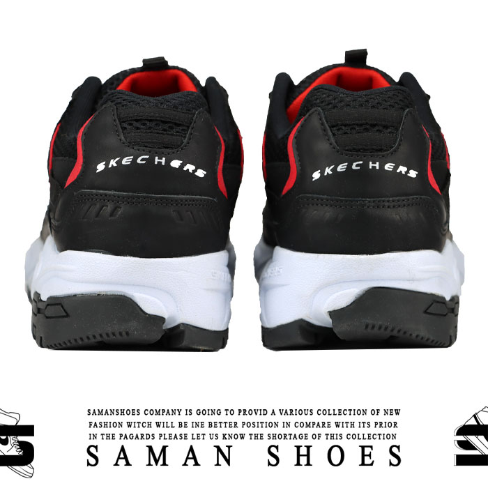 کفش و کتونی مردانه Skechers Metro Daisy سیاه زیره سفید کد S326 از سامان شوزز کفش بانه