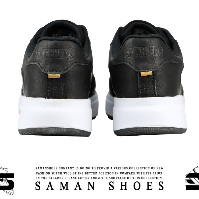 کفش و کتونی مردانه Skechers Relax Fit مشکی سیاه زیره سفید کد S360 از سامان شوزز کفش بانه