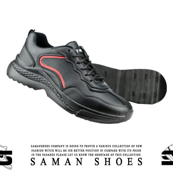 کفش و کتونی مردانه Off White مشکی زیره سیاه کد S361 از سامان شوزز کفش بانه