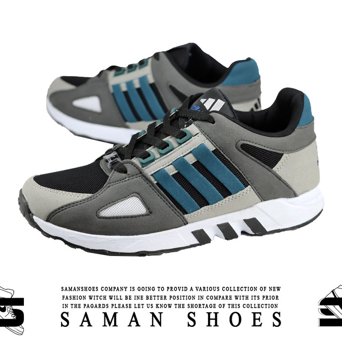 کفش و کتونی مردانه Adidas equipment طوسی زیره سفید کد S362 از سامان شوزز کفش بانه