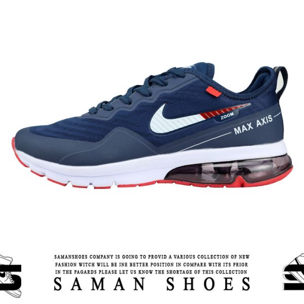 کفش و کتونی مردانه Nike Max Axis Zoom سرمه ای زیره سفید کد S390 از سامان شوزز کفش بانه