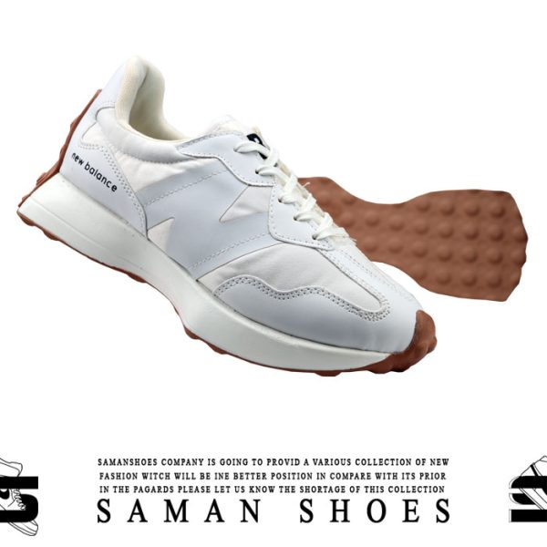 کفش و کتونی مردانه New Balance Fantasy سفید زیره سفید کد S438 از سامان شوزز کفش بانه
