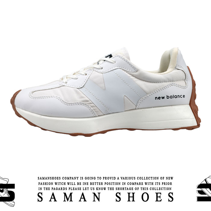کفش و کتونی مردانه New Balance Fantasy سفید زیره سفید کد S438 از سامان شوزز کفش بانه