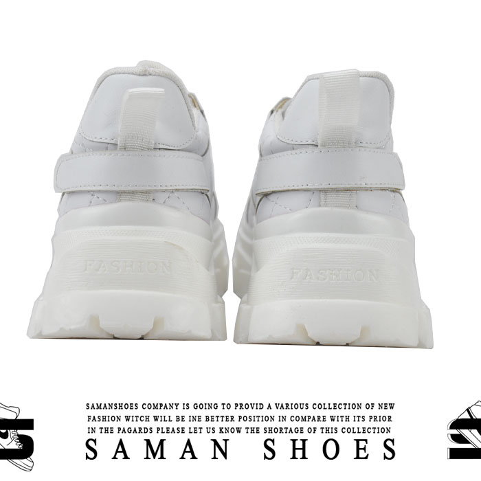 کفش و کتونی زنانه Fashion Women Bold Shoes سفید زیره سفید کد Si29 از سامان شوزز کفش بانه
